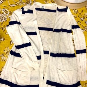 Old Navy Striped Cardigan